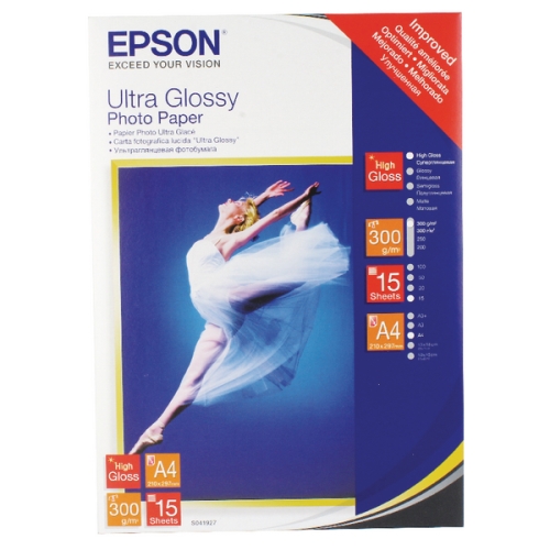 Epson Ultra Glossy Photo Paper A4 15 Hojas 101233 7274