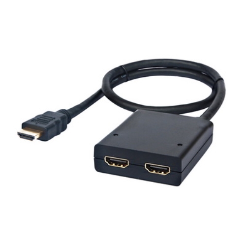 Nanocable - Duplicador / Splitter HDMI V1.3 (1 entrada, 2 salidas) - 1080P  - Alimentador incluido - Pigtail 50cm 105747