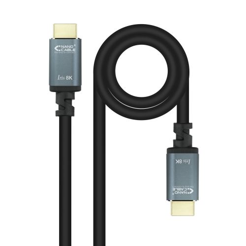 Nanocable - Cable HDMI 2.1 IRIS 8K A/M-A/M Negro - 3.0 m