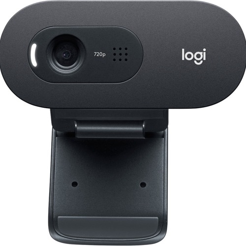 Logitech - Webcam C505e - 1280x720 - 30 fps - USB Tipo A - Foco Estático - Pantalla Panorámica - Micrófono