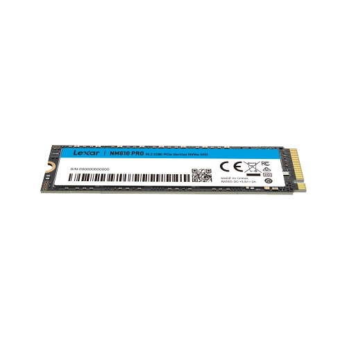 Lexar NM610Pro - 500GB - M.2 2280 PCIe Gen3x4 NVMe - hasta 3300MB/s lectura - hasta 1700MB/s escritura - 3 años garantía