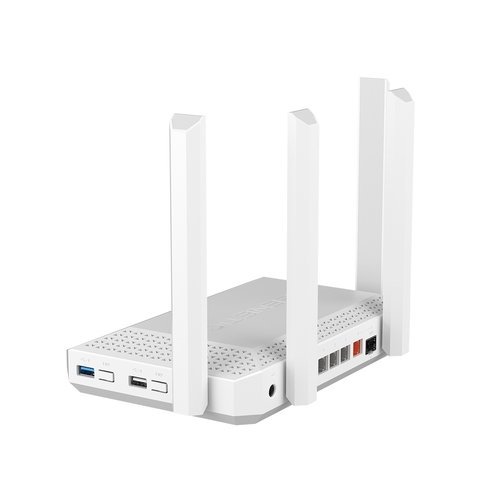 Keenetic Hero - Router AX1800 - 4 antenas externas - 4xRJ45 1Gbps + 1xRJ45/SFP - 1xUSB 3.0 - 1xUSB2.0 - Mesh Wifi System -KeeneticOS