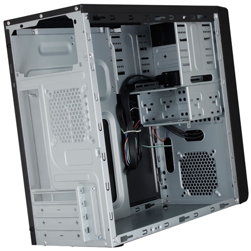 Caja microATX Unykach UK-6023 U3 Negra - FA 500w - 2x USB 2.0 + 2x USB 3.0 frontales - 2 bahías 5 1/4 + 1 bahía 3 1/2