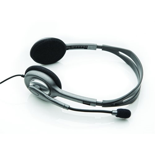 Logitech Stereo Headset H110 - Casco con auriculares ( semiabierto )