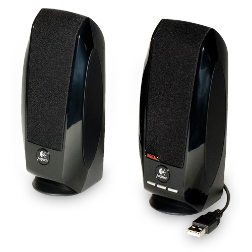 Logitech S150 Digital USB - Altavoces multimedios para PC - USB - 1.2 vatios (Total) - negro