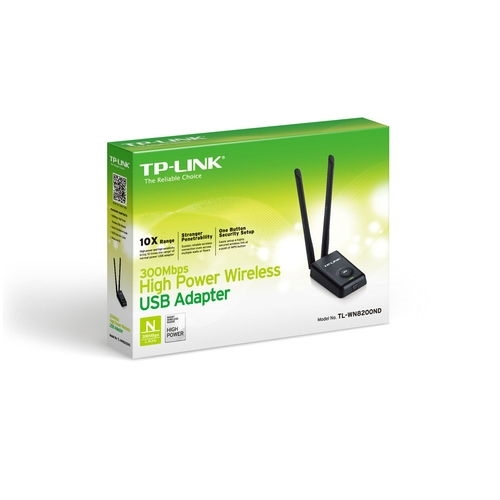 TPLink TL-WN8200ND - Adaptador USB - Wireless N 300Mbps - 2 antenas 5dBi