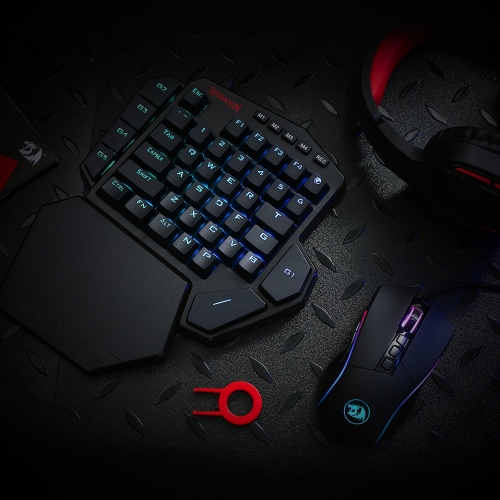 Redragon - DITI Mini Teclado Mecánico Gaming RGB Keypad Negro