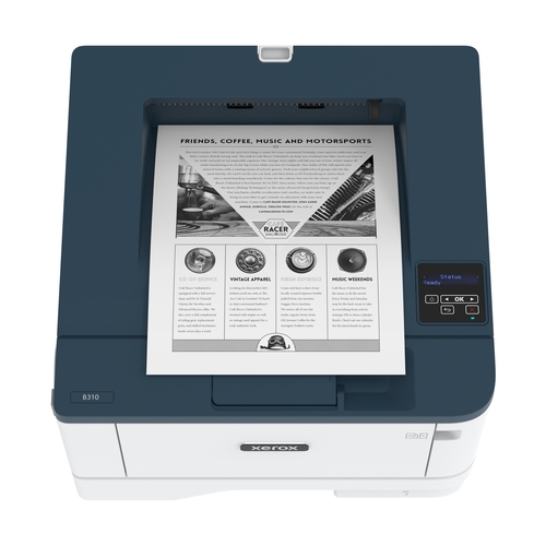 Xerox - Impresora Láser B310 Monocromo A4 - 40 ppm - Duplex - 600x600 - USB 2.0 - PS3 PCL5e/6 - Inalámbrica - 250 hojas