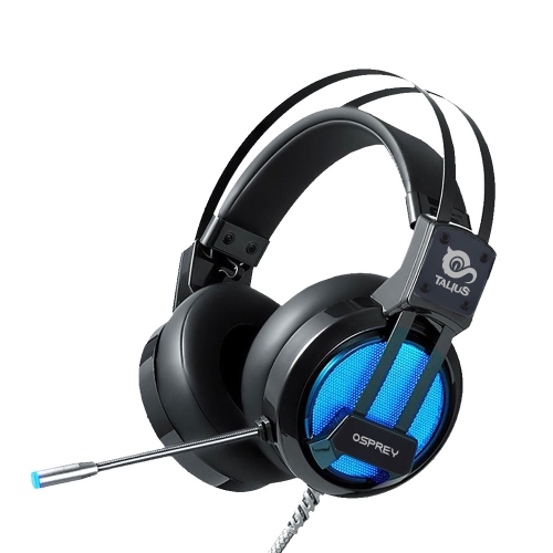 Talius - Auricular Osprey - Gaming - 7.1 - PS4 y PC - Microfono flexible cancelación ruido - USB - LED - incluye soft - Control de volumen