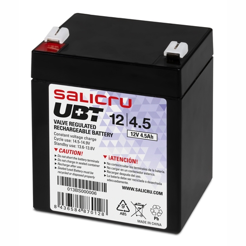 Salicru - Bateria UBT 12/4,5 para SAI - 70x90x101mm