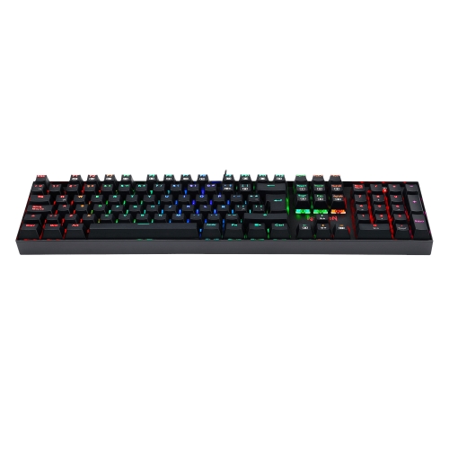 Redragon - MITRA Teclado Mecánico Gaming Switch Rojo RGB Español España Negro