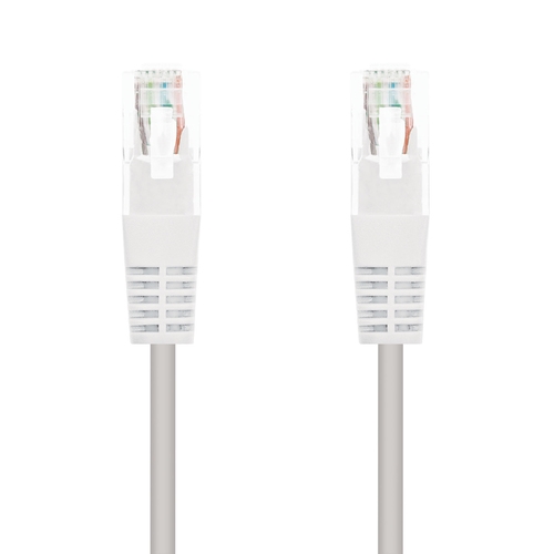 Nanocable - Cable de red latiguillo UTP CAT.5e de 0,5m - color Blanco