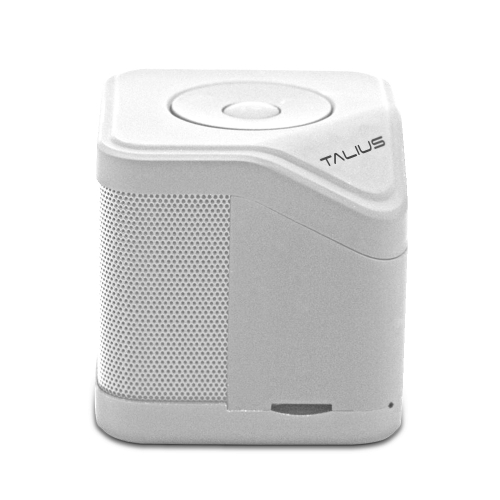 Talius - Altavoz Cube - 3W - FM/SD/Bluetooth - Blanco