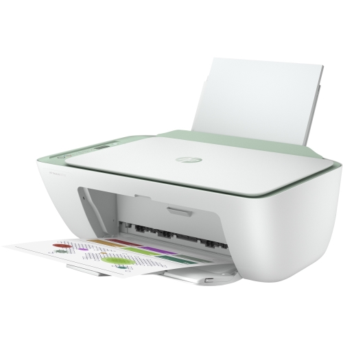 HP - Multifunción HP DeskJet 2722 - Impresora/fotocopiadora/escáner - Wifi - 4.800 x 1.200 ppp (color) / Hasta 1.200 x 1.200 ppp (mono) - 5,5 ppm (color) / 7,5 ppm (mono) - Blanco