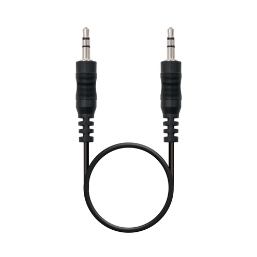 Nanocable - Cable audio estéreo Jack 3.5/M-Jack 3.5/M - Negro - 15m