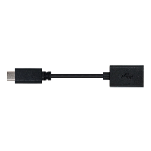 Nanocable - Cable USB 2.0 3A USB-C/M-A/F 15cm Negro OTG (On The Go)