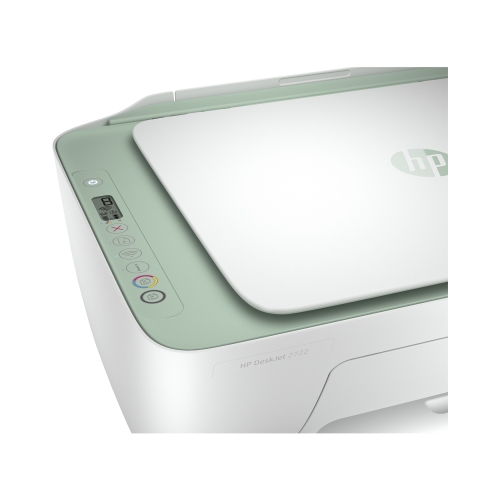 HP - Multifunción HP DeskJet 2722 - Impresora/fotocopiadora/escáner - Wifi - 4.800 x 1.200 ppp (color) / Hasta 1.200 x 1.200 ppp (mono) - 5,5 ppm (color) / 7,5 ppm (mono) - Blanco