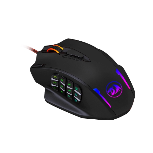 Redragon - IMPACT Ratón Gaming RGB Negro