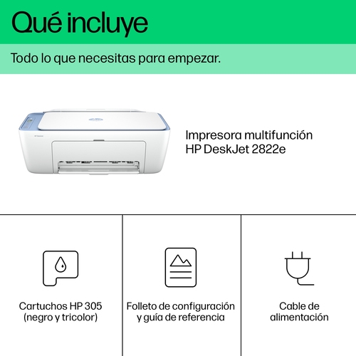 HP DESKJET 2822E - MULTIFUNCION TINTA - WIFI