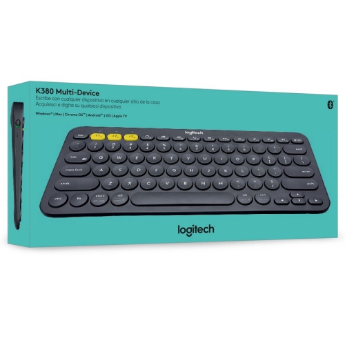 Logitech Multi-Device K380 - teclado - Español - Bluetooth - negro