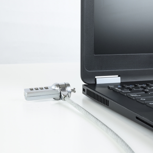 TooQ - Cable de seguridad con combinación para portátiles - 1.5m