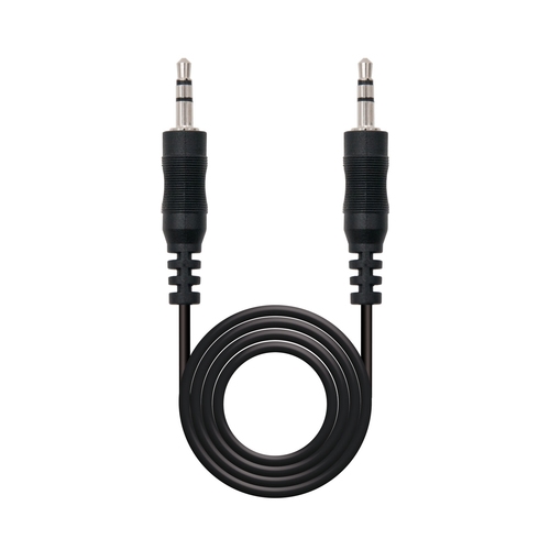Nanocable - Cable audio estéreo Jack 3.5/M-Jack 3.5/M - Negro - 15m