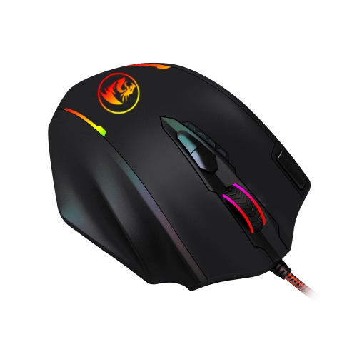 Redragon - IMPACT Ratón Gaming RGB Negro