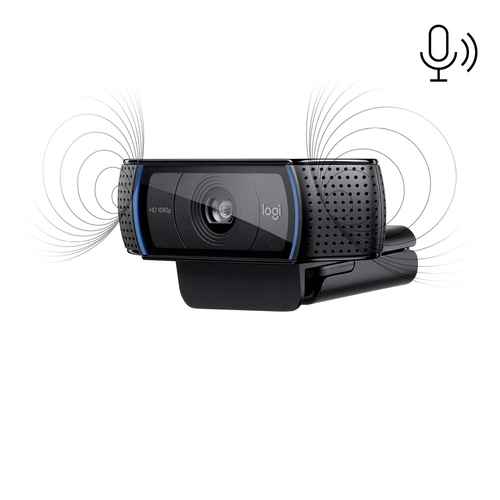 Logitech HD Pro Webcam C920 - Cámara web - color - 1920 x 1080 - audio - USB 2.0 - H.264