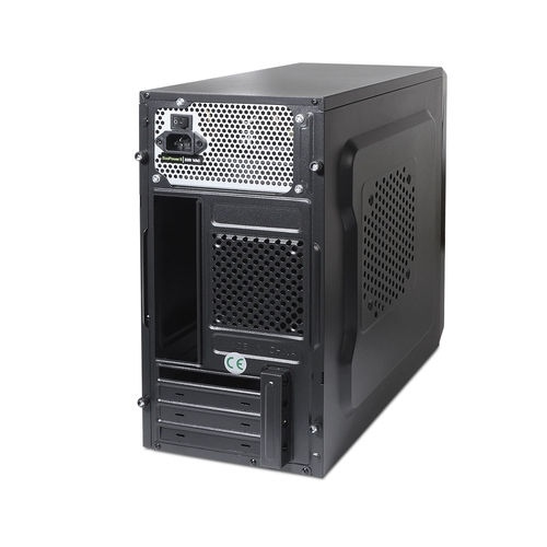 Caja microATX TooQ TQC-4735U3C-B Negra - FA 500w - 1 x USB 2.0 - 1x USB 3.0 - Lector de tarjetas - 365 x178x355 mm