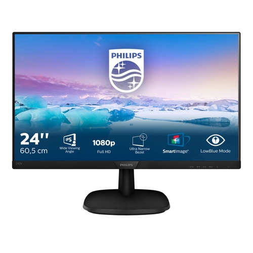 Philips Monitor V-line 243V7QDAB LED 24