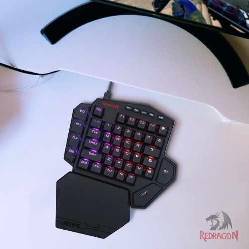 Redragon - DITI Mini Teclado Mecánico Gaming RGB Keypad Negro