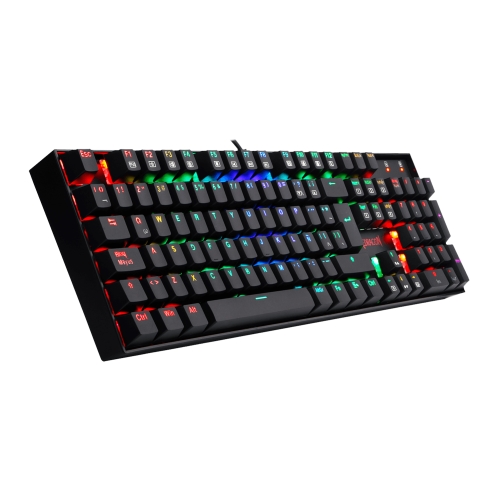 Redragon - MITRA Teclado Mecánico Gaming Switch Rojo RGB Español España Negro