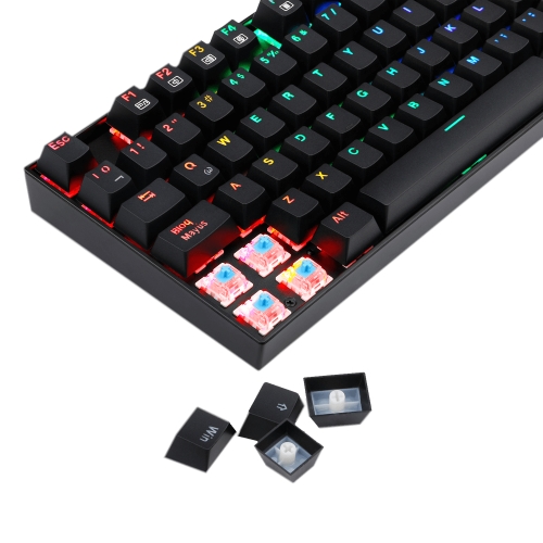 Redragon - MITRA Teclado Mecánico Gaming Switch Rojo RGB Español España Negro