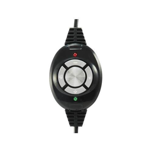 Equip - Auriculares USB Equip Life - Micrófono - Control de volumen - Cable 2m - Negro/blanco
