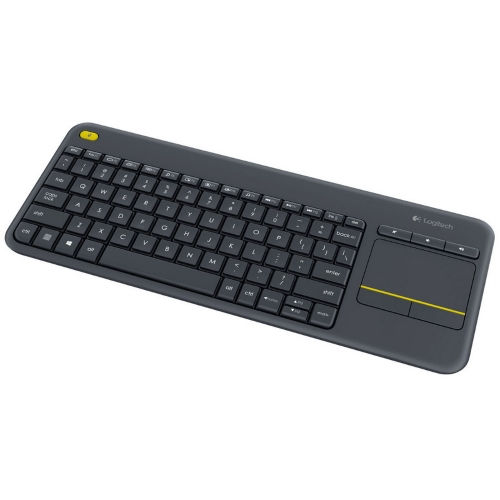 Logitech Wireless Touch Keyboard K400+ - Teclado - inalámbrico - 2,4 GHz - Touchpad - Español